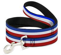 Buckle Down Dl-6ft-w31952 Rayures Bleu/Blanc/Rouge pour Animal Domestique Laisse, 6 'Long - 2,5 cm de Large