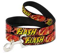 Buckle Down Dl-6ft-wfl009-w The Flash Pet Leash, 6 Pieds Long-1.5 "Large