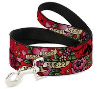 Buckle Down Dl-w31382 Rouge Pet Leash, 4 Pieds Long-1 "Large