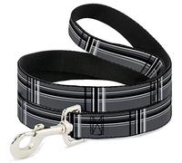 Buckle Down Dl-w31637 Plaid Gris/Noir/Blanc pour Animal Domestique Leash, 4 'Long - 2,5 cm de Large