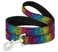 Buckle Down Dl-w31828 Zebra Rainbow Ombre Laisse pour Animal Domestique, 4 'Long - 2,5 cm de Large