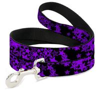 Buckle Down Dl-w31922 Stargazer Noir/Violet pour Animal Domestique Leash, 4 'Long - 2,5 cm de Large
