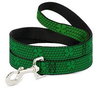 Buckle Down Dl-w31955 Clovers St. Pat/Vert Pet Leash, 4 'Long - 2,5 cm de Large