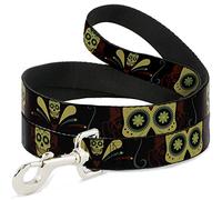 Buckle Down Dl-w31987 Mort Noir/Olive/Bordeaux pour Animal Domestique Leash, 4 'Long - 2,5 cm de Large