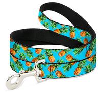 Buckle Down Dl-w32226 Vivid Ananas Diffuse Bleu Laisse pour Animal Domestique, 4 'Long - 2,5 cm de Large