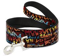Buckle Down Dl-w32836-n pour Animal Domestique Leash-Beach étiquettes empilés Mur de Briques/scènes de Plage, 4 'L-1/5,1 cm W