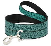 Buckle Down Dl-w33006-w Petites Fleurs Bleu Sarcelle/Bleu Sarcelle Clair/Bleu Sarcelle pour Animal Domestique Leash, 4 'Long - 3,8 cm de Large