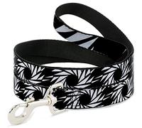 Buckle Down Dl-w34293 Pinwheel Noir/Blanc pour Animal Domestique Leash, 4 'Long - 2,5 cm de Large