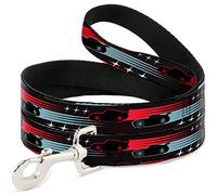 Buckle Down Dl-wdy359-n pour Animal Domestique Leash-Cars 3 Voitures Rayures/étoiles Gris/Bleu/Rouge, DE 4 'L-1/5,1 cm W