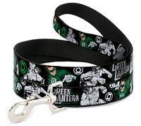 Buckle Down Dl-wgl012-n Green Lantern Pet Leash, 4 Pieds Long-1/5,1 cm de Large