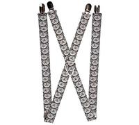 Buckle Down Doux visage suspenders chat accessoire gros plan, colo pour Fille Taille unique Multi