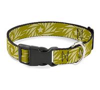 Buckle Down étoile Pinwheel d'olive Verts Collier de Clip en Plastique, 1/5,1 cm Wide-Fits 9-38,1 cm Neck-Large