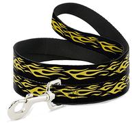 Buckle Down "Flamme Jaune Pet Leash, 4 'x 3,8 cm
