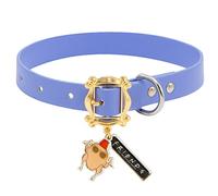 Buckle-Down Friends Monicas Collier pour chien avec pendentif en forme de judas et breloques en forme de dinde, 28 à 38 cm de long x 1,9 cm de large