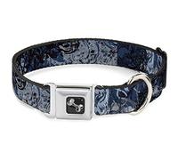 Buckle Down Gothique 5 Collier de Chien en Forme d'os, Large Petite/13-45,7 cm