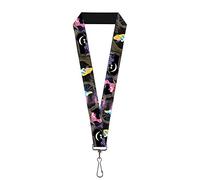 Buckle Down Homme Lanyard - 1.0 Alice & The Cheshire Cat Scenes Porte cl , Multicolore, Taille unique EU