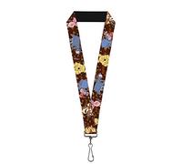 Buckle Down Homme Lanyard - 1.0 Winnie The Pooh Character Poses Porte cl , Multicolore, Taille unique EU