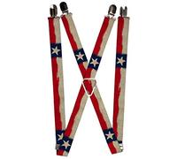 Buckle-Down Bretelles-Texas Jarretelles, Multicolore, Taille Unique Homme