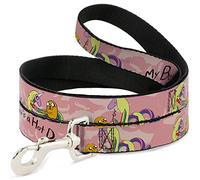 Buckle Down "Jake/Lady Raincorn - My Boyfriend est Un Hot Dog. Pet Leash, 6 'x 1/5,1 cm