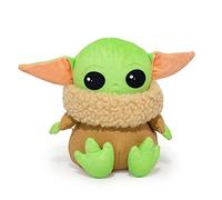Buckle-Down Jouet pour Chien Mandalorien en Peluche Star Wars l'enfant Assis Pose Assis, Baby Yoda, 20,3 x 20,3 cm (DTPT-SWBIF) pour Toutes Les Races