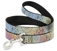 Buckle-Down Laisse pour Animal de Compagnie, Bandana Cachemire ombré Noir Pastel, 1,8 m de Long, 1,3 cm de Large