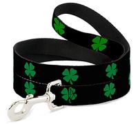 Buckle-Down Laisse pour Animal de Compagnie - St. Pat's Noir/Vert