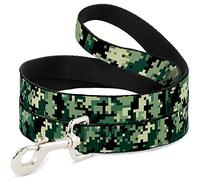 Buckle Down Laisse pour Animal Domestique - Digital Camo - 6 mètres de Long - 3,8 cm de Large