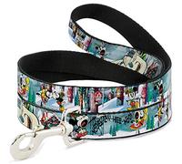 Buckle Down Laisse pour Animal Domestique - Mickey et Minnie Yodelberg scènes - 6 mètres de Long - 3,8 cm de Large