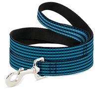 Buckle Down Laisse pour Animal Domestique - Mini Buffalo Plaid Bleu Marine/Bleu - 6 mètres de Long - 3,8 cm de Large