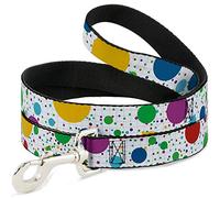 Buckle-Down Laisse pour Animal Domestique Motif Pois/gris3 Blanc/Multicolore