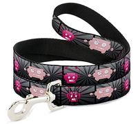 Buckle-Down Laisse pour Animaux de Compagnie - Hot Beat Bot Rose