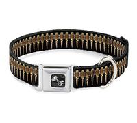 Buckle Down listes à puces Collier de Chien en Forme d'os, Medium/11-43,2 cm