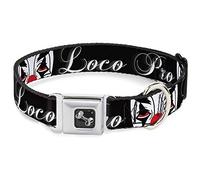 Buckle Down Loco Pro Clown Collier de Chien en Forme d'os, Large Petite/13-45,7 cm