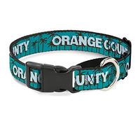 Buckle-Down MGC-W31557-WS Martingale Collier à clip en plastique Bleu/marron/bleu clair 3,8 cm x 33-45,7 cm