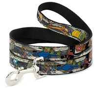 Buckle Down "Michat-michien Personnages Running Pet Leash, 6 '-1/5,1 cm