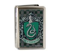 Buckle Down mixte adulte Metal Wallet - Harry Potter Slytherin Crest Fcg Green/gray Portefeuille - multicolore -