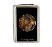 Buckle Down mixte adulte Metal Wallet - Macusa Seal Fcg Black/golds Portefeuille - multicolore -