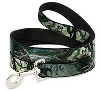 Buckle Down "Mowgli Action Poses et Shere Khan Jungle Scène Pet Leash, 6 'x 1/5,1 cm