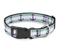 Buckle Down Pc-w30145-nm col Clip en Plastique, 1/5,1 cm Wide-Fits 8-30,5 cm Neck-Medium, Ancre