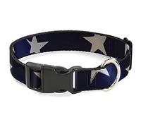 Buckle Down Pc-w30159-wl Plastique Clip Collier, 3,8 cm Wide-Fits 18-81,3 cm Neck-Large, Americana