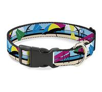 Buckle Down Pc-w30252-m Plastique Clip col, Plage, 2,5 cm Wide-Fits 11-43,2 cm Neck-Medium