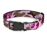 Buckle Down Pc-w30335-wm Plastique Clip col, Camo, 3,8 cm Wide-Fits 16-58,4 cm Neck-Medium