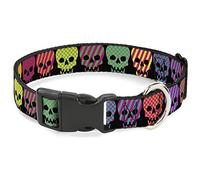 Buckle Down Pc-w30376-wl Plastique Clip Collier, vérifier, 3,8 cm Wide-Fits 18-81,3 cm Neck-Large