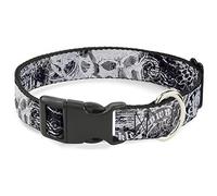 Buckle Down Pc-w30701-l Plastique Clip col, Gothique, 2,5 cm Wide-Fits 15-66 cm Neck-Large