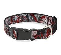 Buckle Down Pc-w30703-nl Plastique Clip col, Gothique, 1/5,1 cm Wide-Fits 9-38,1 cm Neck-Large