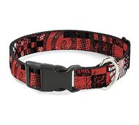 Buckle Down Pc-w30723-wl Plastique Clip col, Grunge Chaos, 3,8 cm Wide-Fits 18-81,3 cm Neck-Large