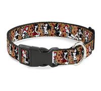 Buckle Down Pc-w32050-s Plastique Clip Collier, 2,5 cm Wide-Fits 9-38,1 cm Neck-Small