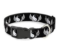 Buckle Down Pc-w32504-m Plastique Clip Collier, Yin Yang, 2,5 cm Wide-Fits 11-43,2 cm Neck-Medium