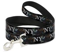 Buckle Down Pet Leash, 4 'x 1/5,1 cm, métro de New York