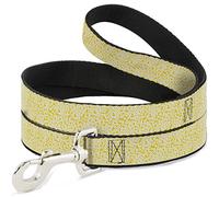 Buckle Down "Petites Fleurs Jaune/Blanc/Marron Pet Leash, 6 'x 3,8 cm